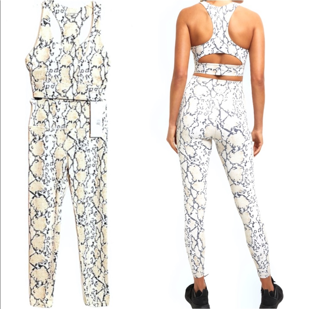 NWT Anthropologie x All Fennix Python Leggings - Picture 8 of 13